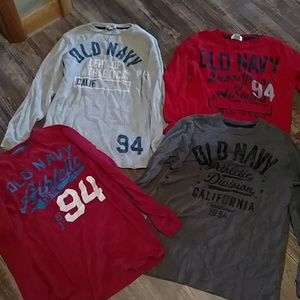 Set of 4 long sleeved Old Navy shirts